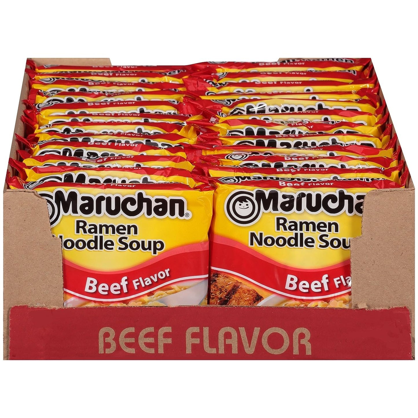 Maruchan Ramen Beef, 3 Ounce, Pack of 24