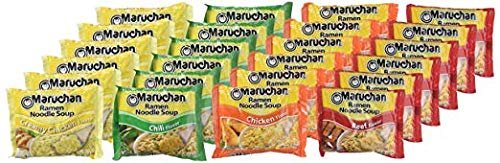 Maruchan Ramen Variety 4 Flavors, Pack of 24 (Premium pack)