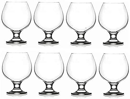 epure Firenze Collection 8 Piece Margarita Glass Set - Classic For Drinking Margaritas, Pina Coladas, Daiquiris, and Other Cocktails (Margarita (10 oz))