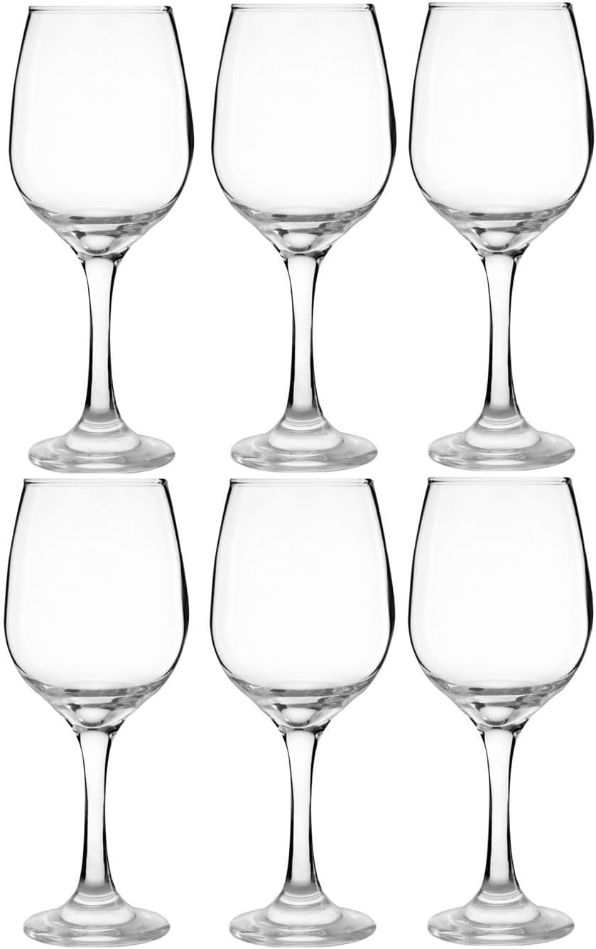 Ruthy's Outlet Epure Chardonnay Glass,Clear Champagne Glasses 13 oz 6 Pack Elegant Stemmed Champagne Glasses Sparkling Wine Glasses for Gift,Birthday,Parties,Wedding, Bar