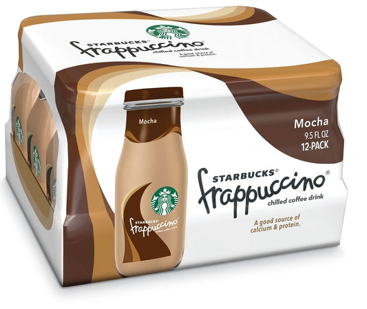 Starbucks frappuccino mocha 9.5 fl oz, Pack of 12