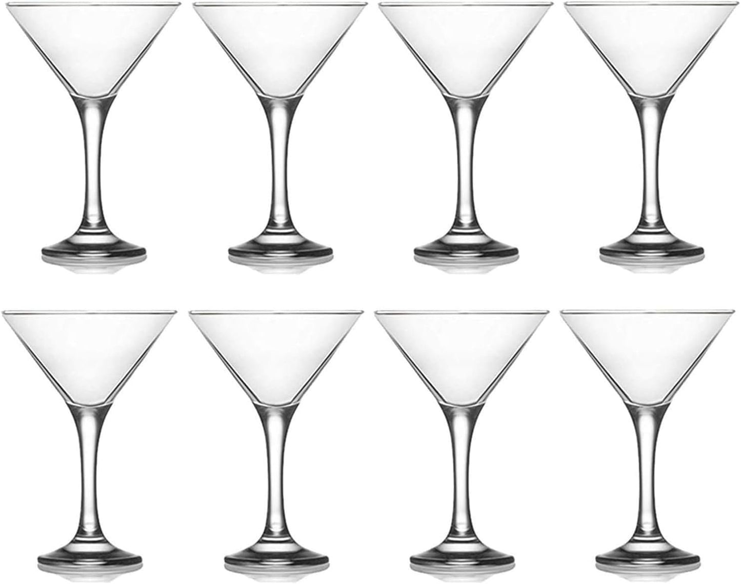 epure Firenze Collection 8 Piece Margarita Glass Set - Classic For Drinking Margaritas, Pina Coladas, Daiquiris, and Other Cocktails (Margarita (10 oz))