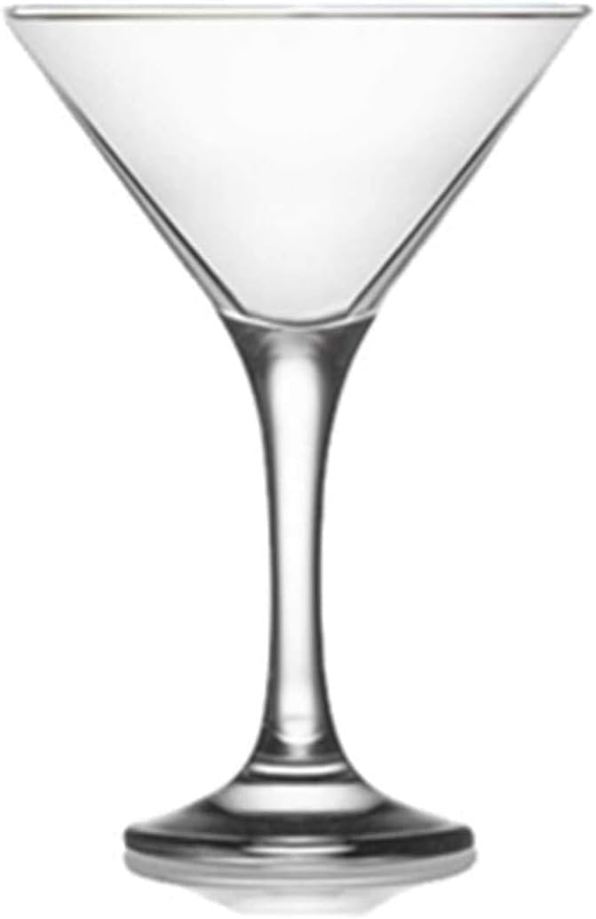 epure Milano Collection 4 Piece Stemmed Martini Glass Set - For Drinking Martinis, Manhattans, Vodka, Gin, and Cocktails (Martini Glass (6 oz))