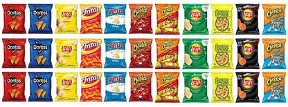 Frito-Lay Flavor Mix Snacks Variety Pack, Mega Size, 33 Count (33-Pack)