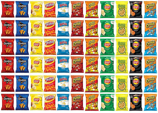 Frito-Lay Flavor Mix Snacks Variety Pack, Mega Size, 66 Count (66-Pack)