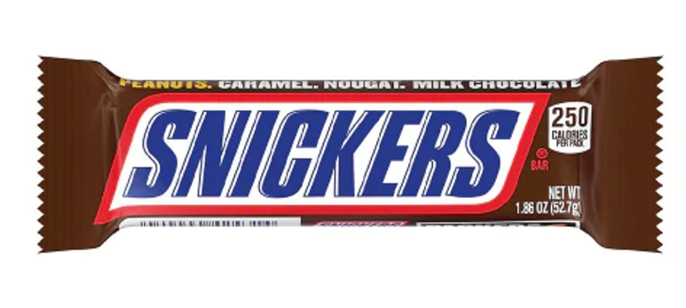 Cotton Candy, SNICKERS, TWIX, MILKY WAY & 3 MUSKETEERS Individually Wrapped Variety Pack Full Size Milk Chocolate Candy Bars Bulk Assortment, 60 Bars