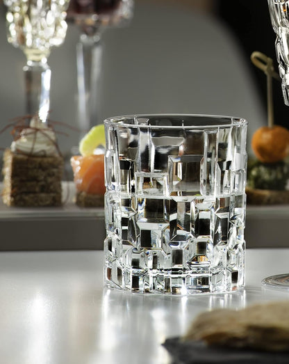RCR Cristalleria Italiana Crystal Glass Drinkware Set (DOF Whiskey (11 oz) & Highball Tumbler (11.5 oz), 12 Count (Pack of 1)