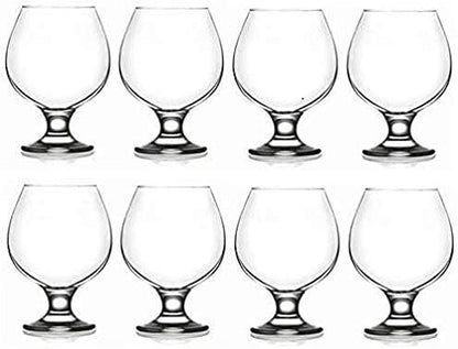 epure Firenze Collection 8 Piece Margarita Glass Set - Classic For Drinking Margaritas, Pina Coladas, Daiquiris, and Other Cocktails (Margarita (10 oz))