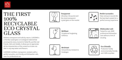 RCR Cristalleria Italiana Crystal Glass Drinkware Set (DOF Whiskey (10.65 oz) & Highball Tumbler (12 oz) - 12 Piece)