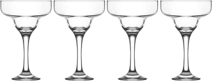 epure Milano Collection 4 Piece Stemmed Martini Glass Set - For Drinking Martinis, Manhattans, Vodka, Gin, and Cocktails (Martini Glass (6 oz))