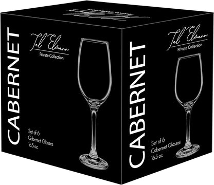 Ruthy's Outlet Epure Chardonnay Glass,Clear Champagne Glasses 13 oz 6 Pack Elegant Stemmed Champagne Glasses Sparkling Wine Glasses for Gift,Birthday,Parties,Wedding, Bar