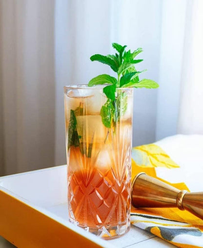 RCR 25766020006 Melodia Crystal Hi-Ball Cocktail Water Tumbler Glass, 23 x 15.5 x 15.5 cm, Clear